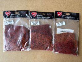 3x Heki 1558 herbstlich rot