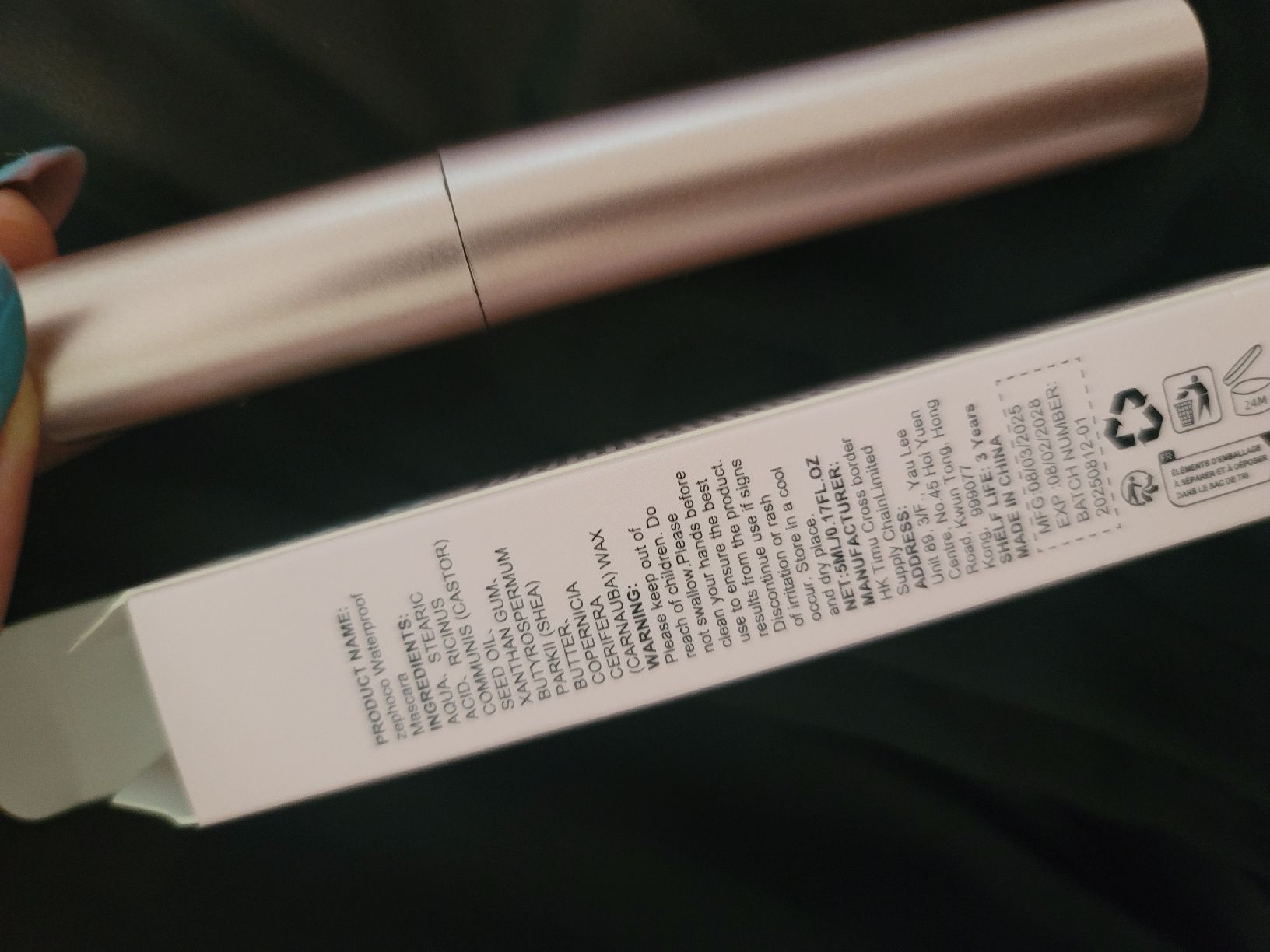 Make-up: Zephoco, Waterproof Mascara White, blanche mascara, Weiss – Neu und originalverpackt aus Zollikerberg von Nice_Name 2