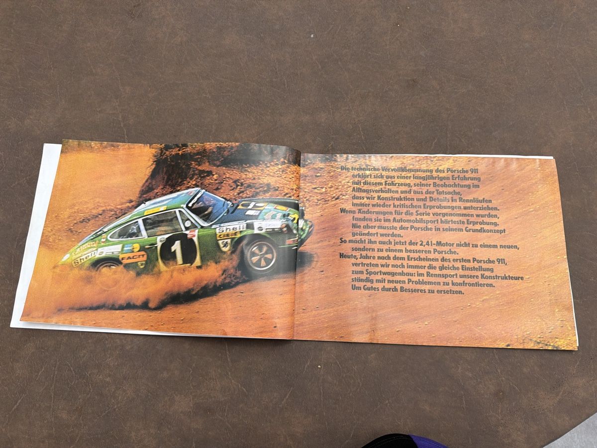 Porsche Documents: Porsche 911 E Prospekt - rar – D'occasion à Wolfwil par Rolex1 2