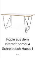 Eleganter Tisch, weiss, Hueva I, home24