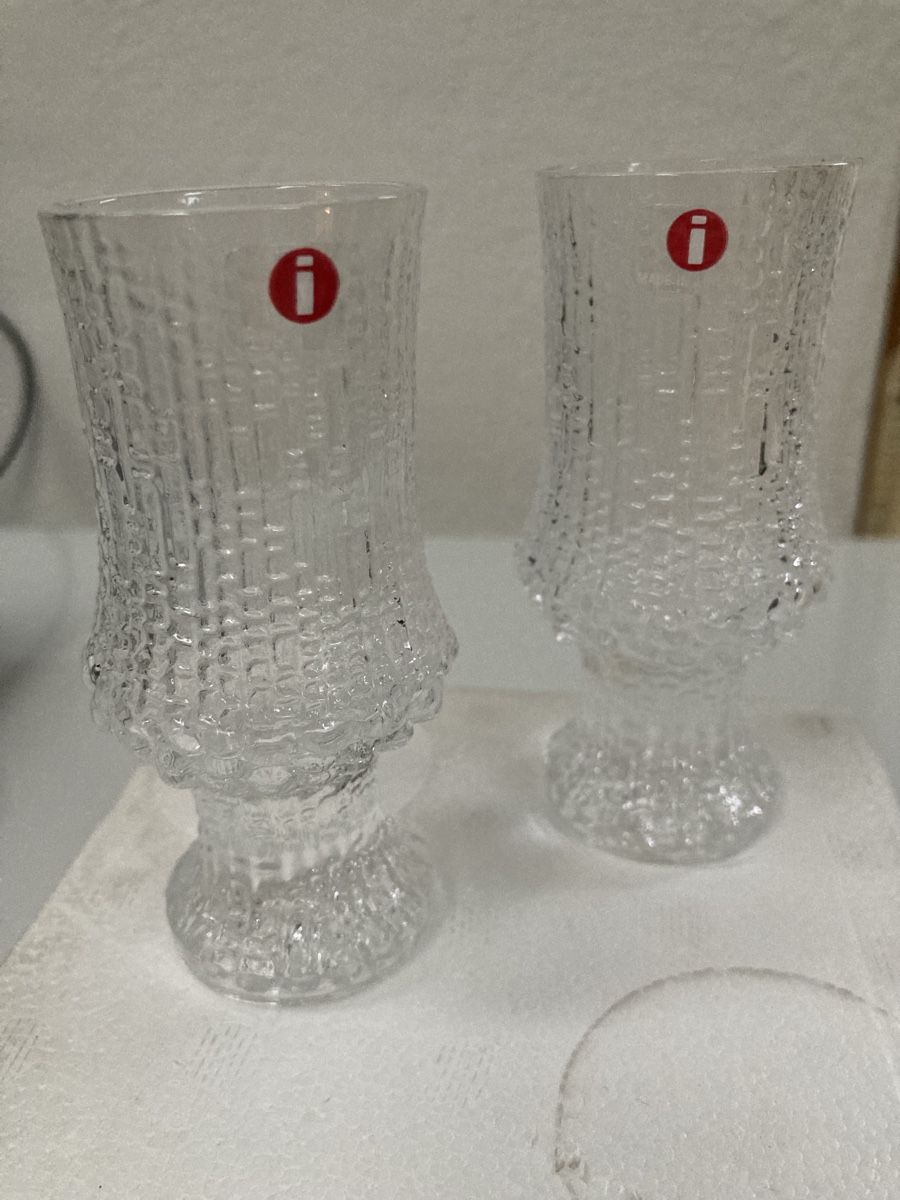 Iittala Bicchieri: Iittala Ultima Thule 2 cordial glasses – Nuovo e nell'imballaggio originale da Winterthur venduto da niemim 2