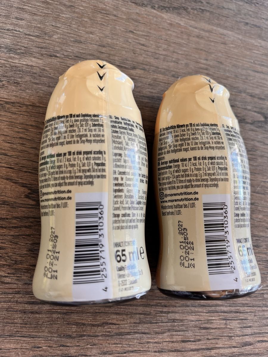 More Nutrition Lebensmittel & Spezialitäten: More Zerup Vanilla, 2 Stk. – Neu (gemäss Beschreibung) aus Rosshäusern von Travellerz 1