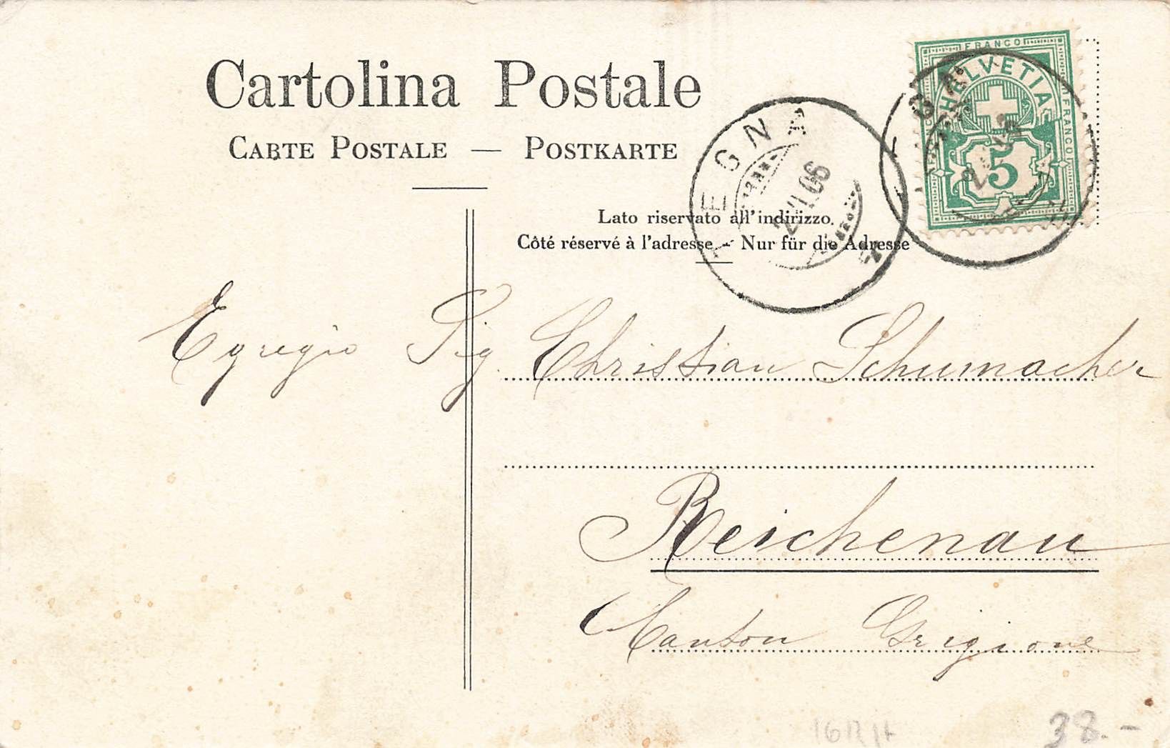 Cartoline postali: Locarno – Usato da Biasca venduto da Blenio71 1