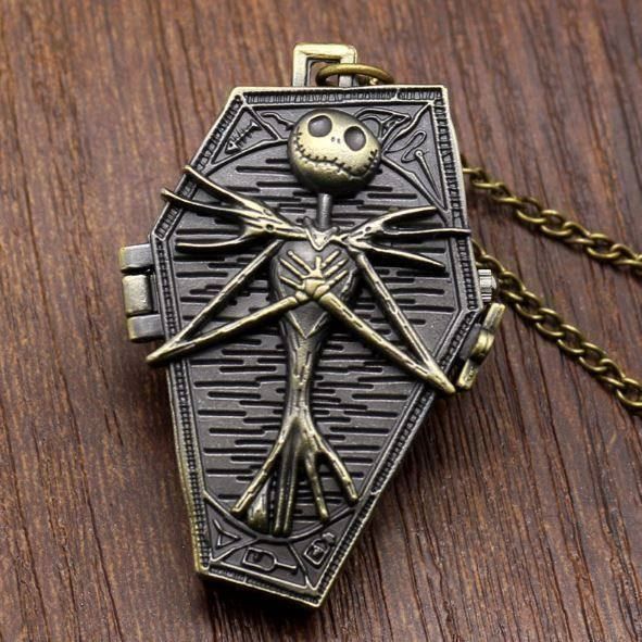 Orologi: Taschenuhr Halskette Skelett Sarg – Nuovo e nell'imballaggio originale da Gurmels venduto da Swisspod