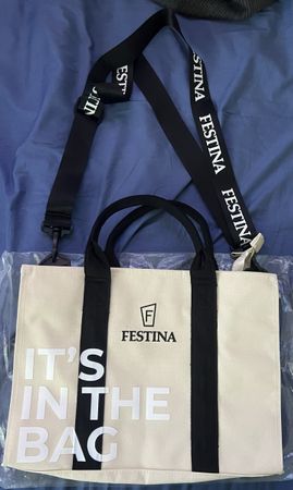 Festina Tasche, neuwertig, Beige/Schwarz, Top Zustand!