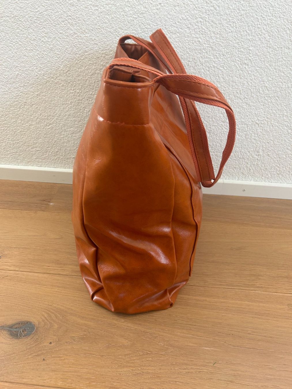 Borse da donna: Damen- Kunstlederhandtasche cognac no lable – Nuovo (secondo la descrizione) da Grub AR venduto da DukeStatham 3