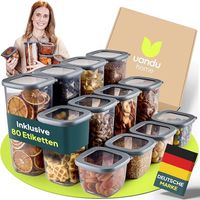 Vorratsdosen mit Deckel Luftdicht - 12er Vorratsbehälter Set