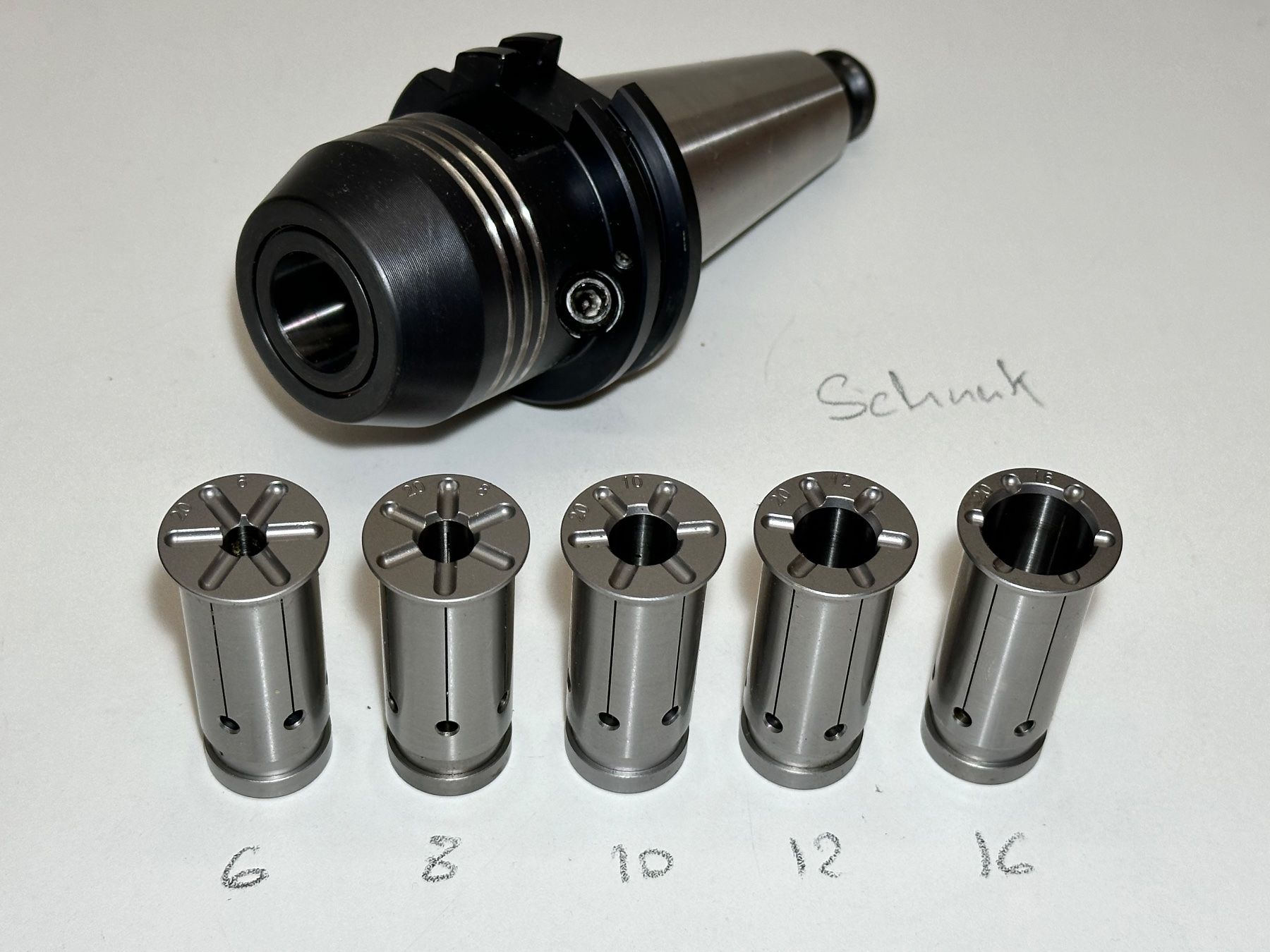 Alle Werkzeuge: SK40 Schunk Hydraulikspannfutter Hydraulikfutter Spannzangen – Gebraucht aus Boswil von  3