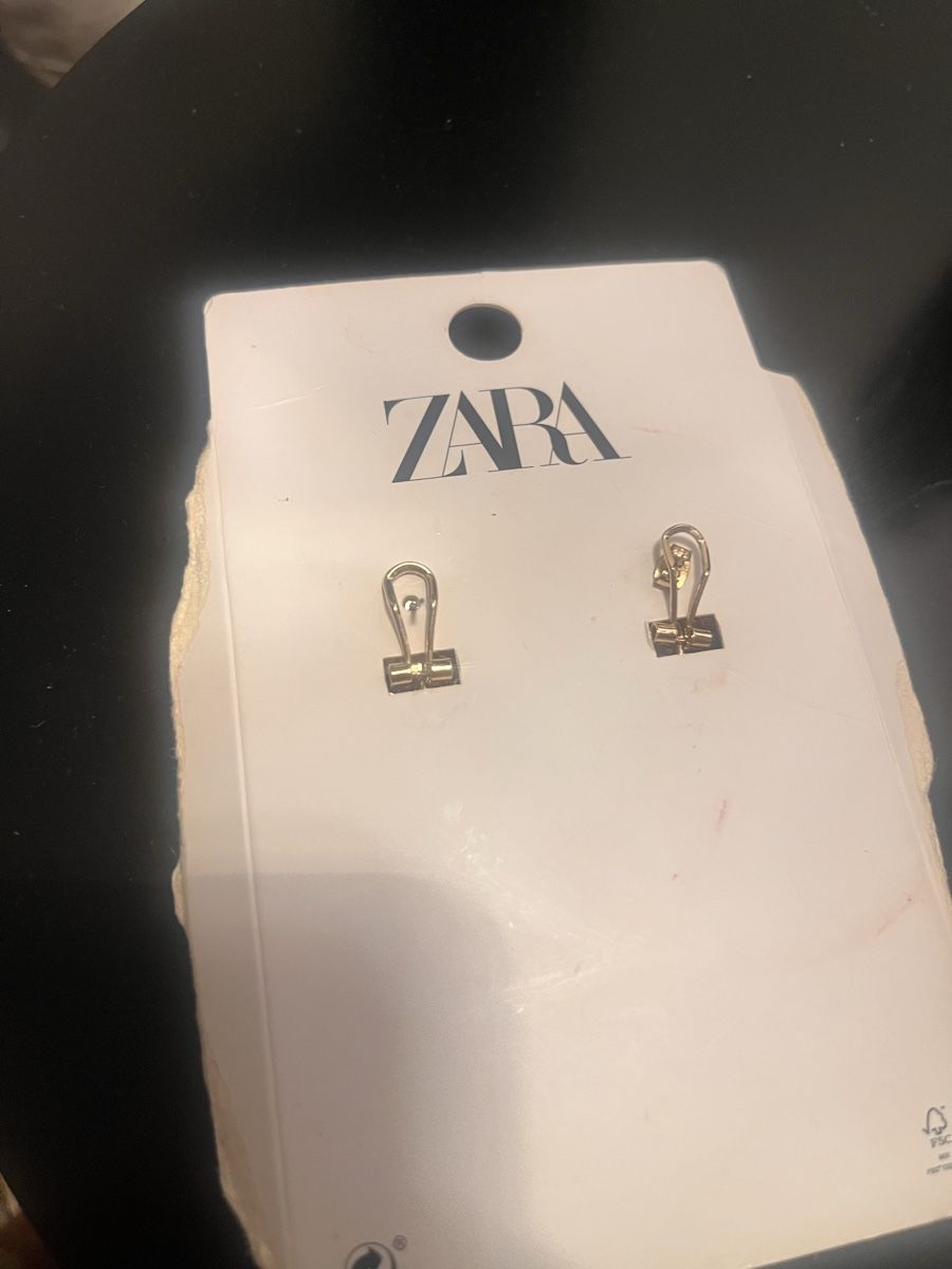 Zara Orecchini pendenti & Orecchini a lobo: Orecchini Zara forma geometrica testurizzati – Nuovo (secondo la descrizione) da Lugano venduto da gil_2xvg 1