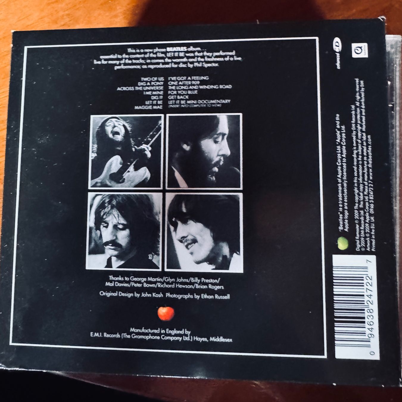 CD: The Beatles Let It Be CD -remastered 2009 – Usato da Merligen venduto da barratt 1