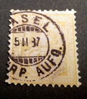 ZNr.63A, Vollstempel von Basel 5. II. 87, Top Luxusstück