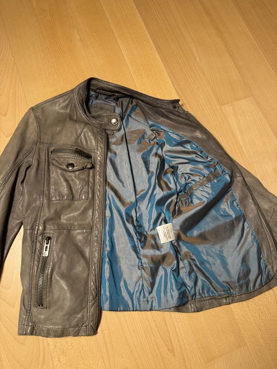 Giacche: Lederjacke, Vintage Style grau, Grösse M – Usato da Muri b. Bern venduto da mymare 1