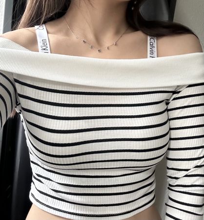 Schulterfreies Langarmshirt, 1xgetragen verdient 2Chance :)