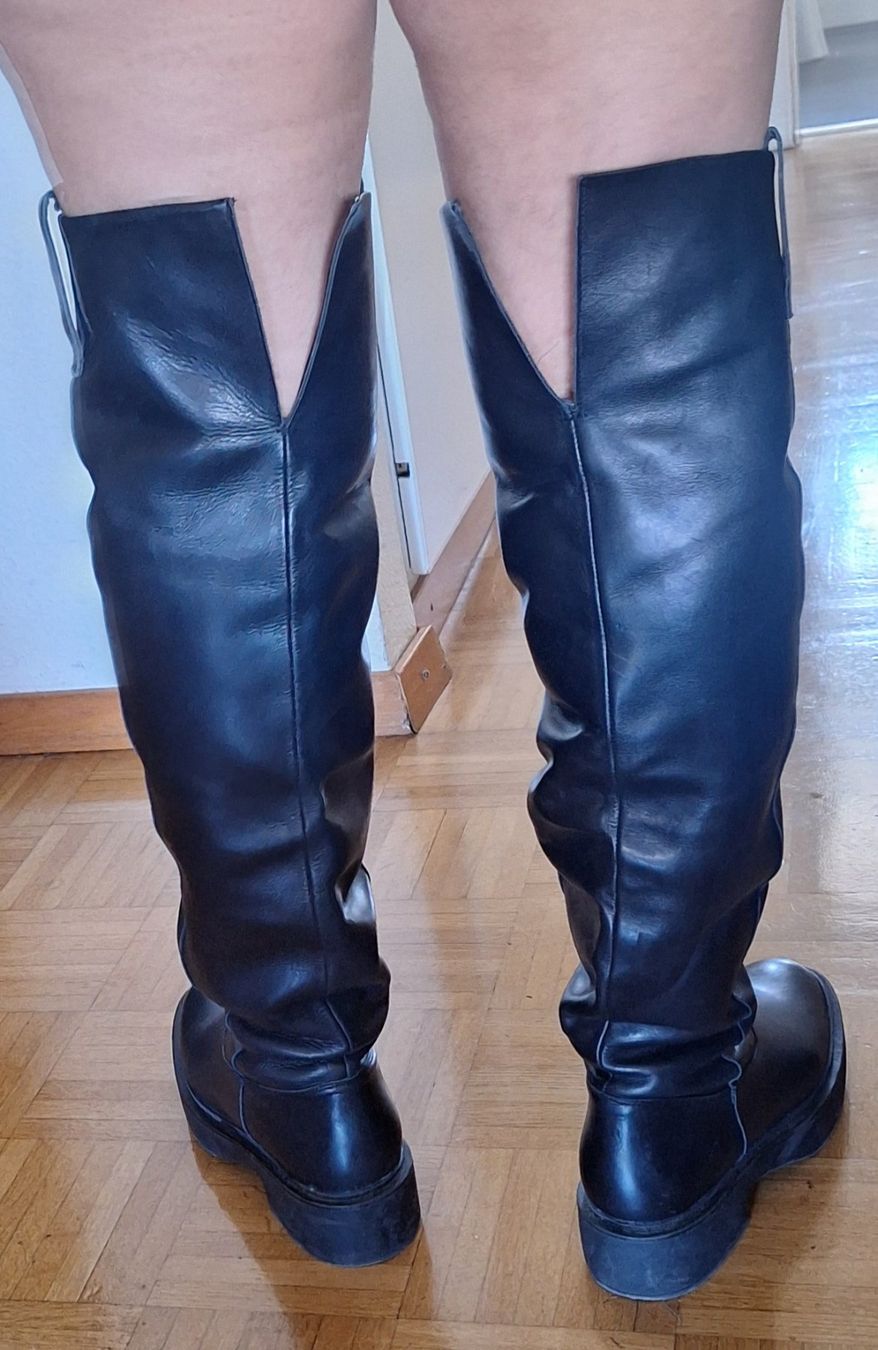 Mango Scarpe da donna: Cuissardes MANGO  cuir Leder 41 – Usato da Cressier NE venduto da JPF_boots 6