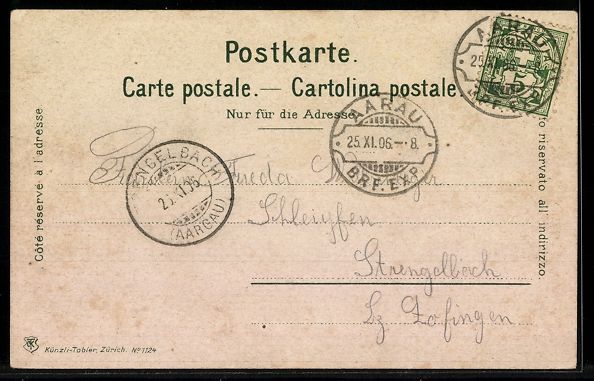 Cartoline postali: AK Aarau, Kantonsschule – Usato da Berlin venduto da bartko-reher 1