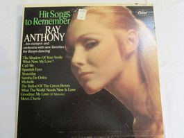 Vinyle Ray Anthony - Hit Songs To Remember (33t)