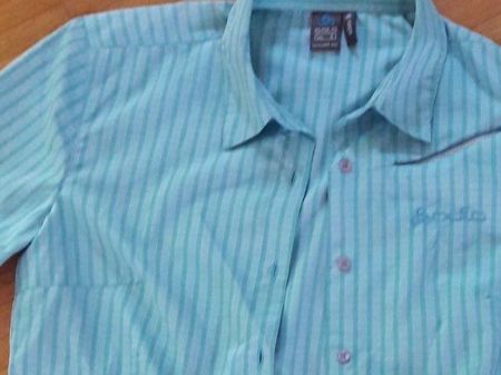 Bluse -  WANDERN - ODLO - S - Helltürkis - NW