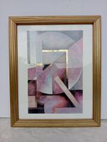 Richard Hall Original Grafik Druck Goldfolie Signiert 80er J