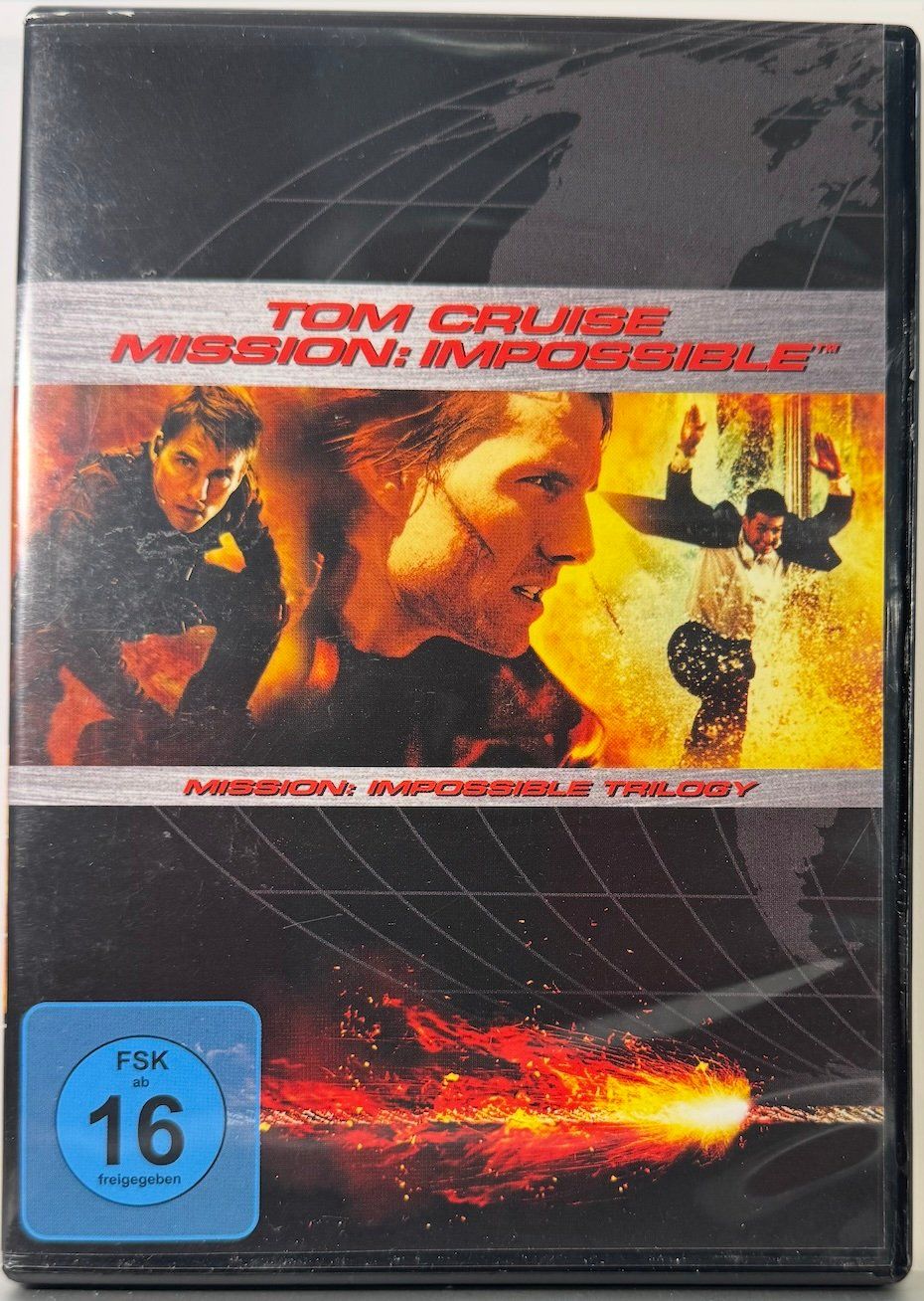 Tutti i DVDs: 3 DVDs MISSION: IMPOSSIBLE TRILOGY - TOM CRUISE – Usato da Wisen venduto da gigisna