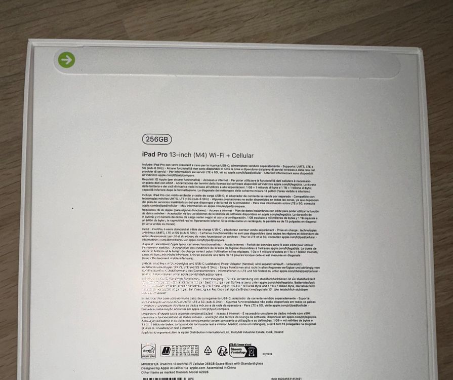 iPad Pro 13" M4 Cellular 2024 256 GB Kaufen auf