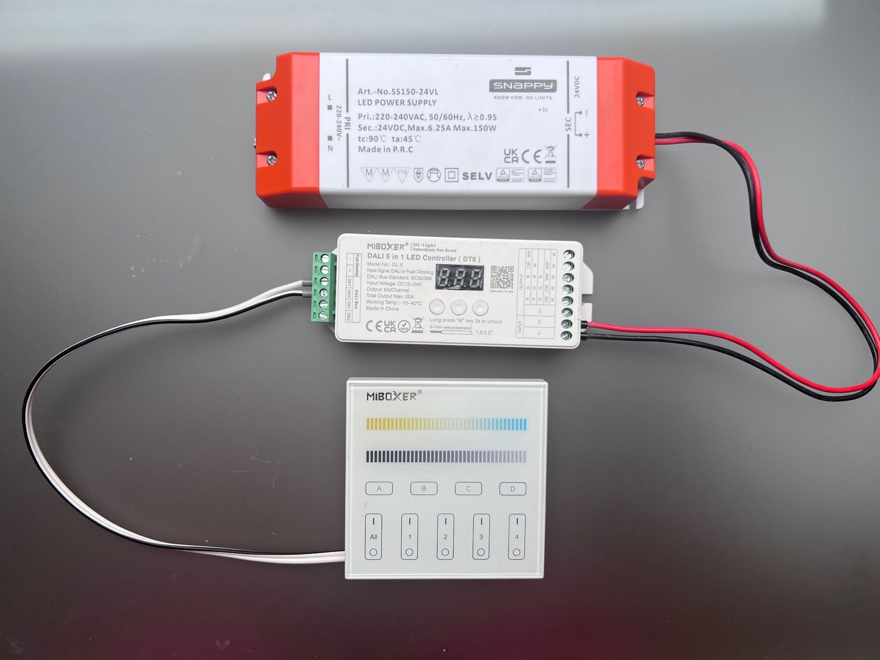 Steuerung: Milight DALI Controller 5-in-1 DT8 – Gebraucht aus Root von Tech-Nick