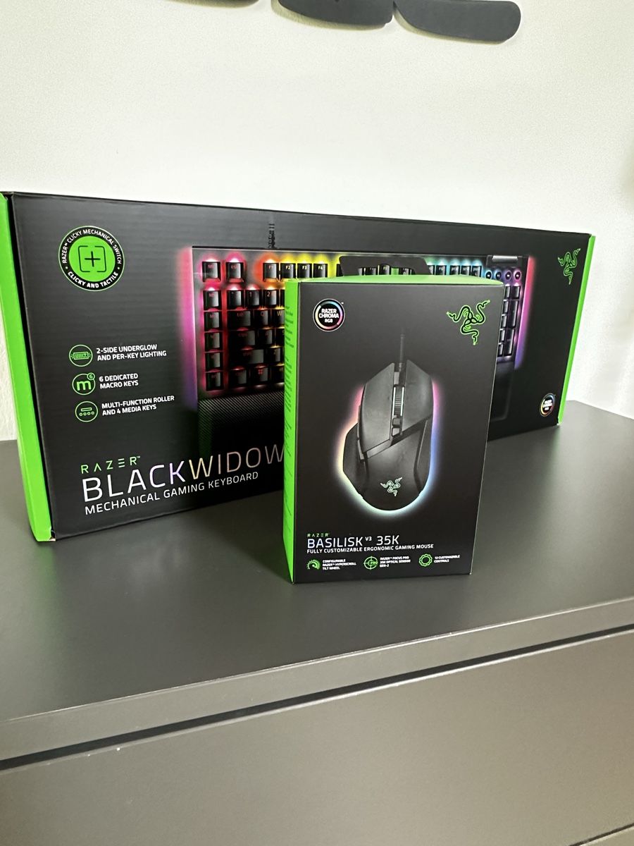 Razer Tastiere: Razer BlackWidow V4 + Basilisk V3 – Nuovo e nell'imballaggio originale da Fahrwangen venduto da Ysydz 1