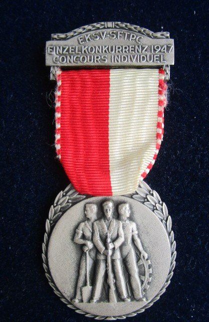 Medaglie: Einzelkonkurrenz EKSV-SFTPC 1947 – Usato da Luzern venduto da Horoskop1
