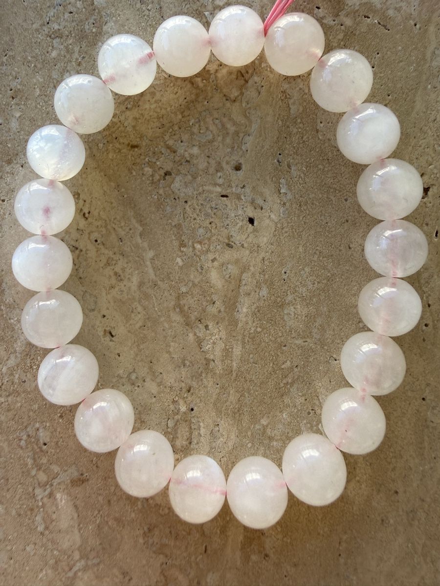 Bracciali & Braccialetti: Edel Rosa Mondstein 8mm Perlen  – Nuovo (secondo la descrizione) da Jegenstorf venduto da SteinGlanz 2