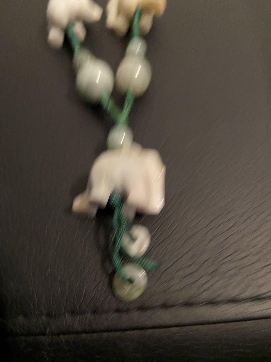 Catenine: Schöne echte Jade Elefantenkette – Nuovo (secondo la descrizione) da Oftringen venduto da andrax 1