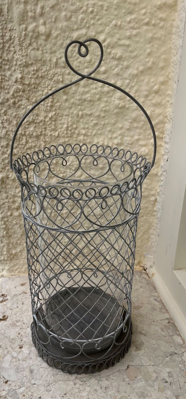 Lanterne: Laterne / Windlicht aus Metall – Usato da Wetzikon ZH venduto da seli03 3