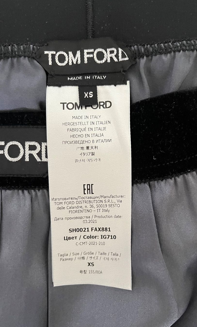 Tom Ford Hosen: Tom Ford, Short soie, XS gris – Gebraucht aus Genève von dachaw 3