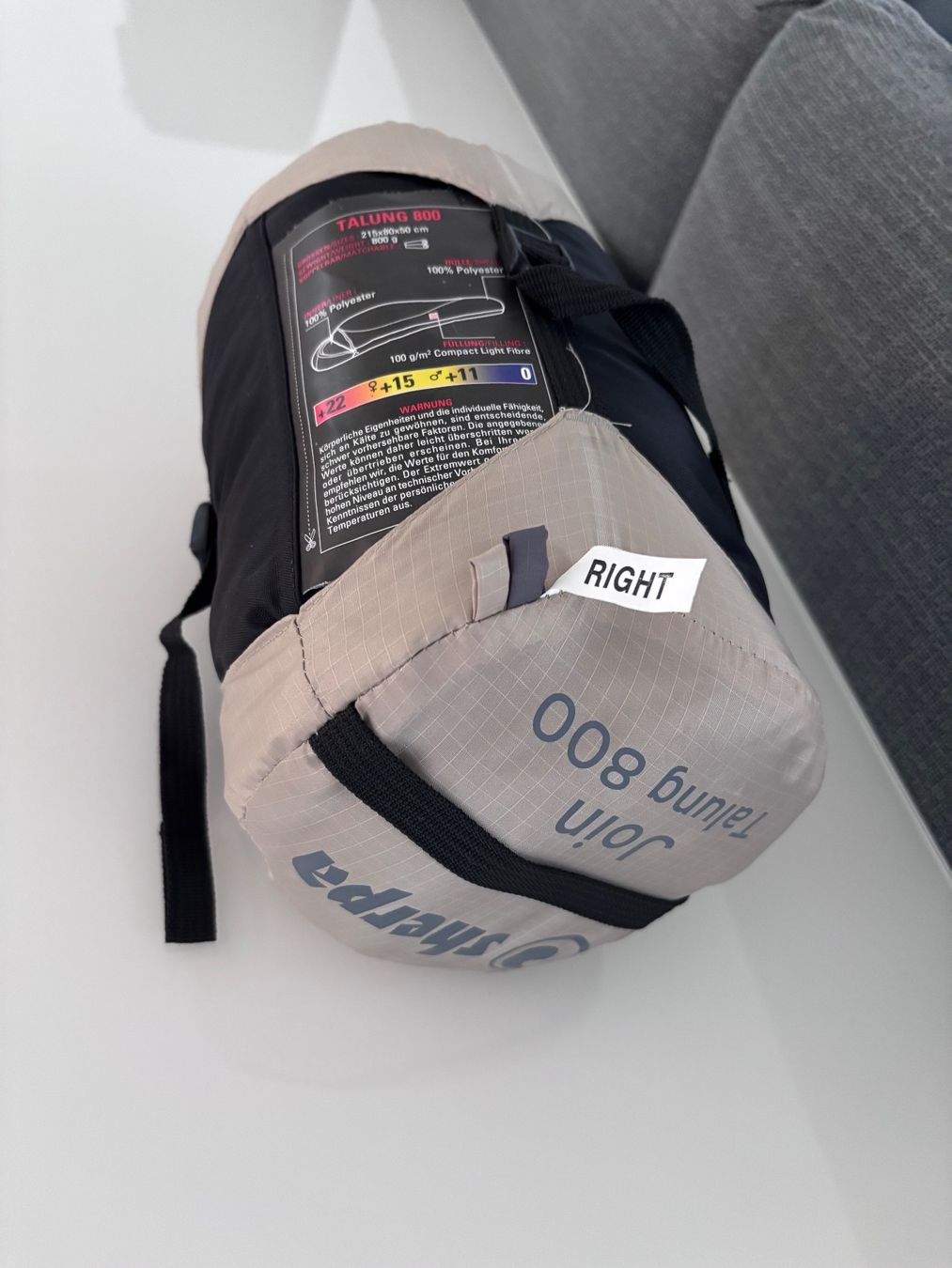 Sherpa Sacchi a pelo: Sherpa Schlafsack Talung 800 – Nuovo (secondo la descrizione) da St. Gallen venduto da Rindi66 4