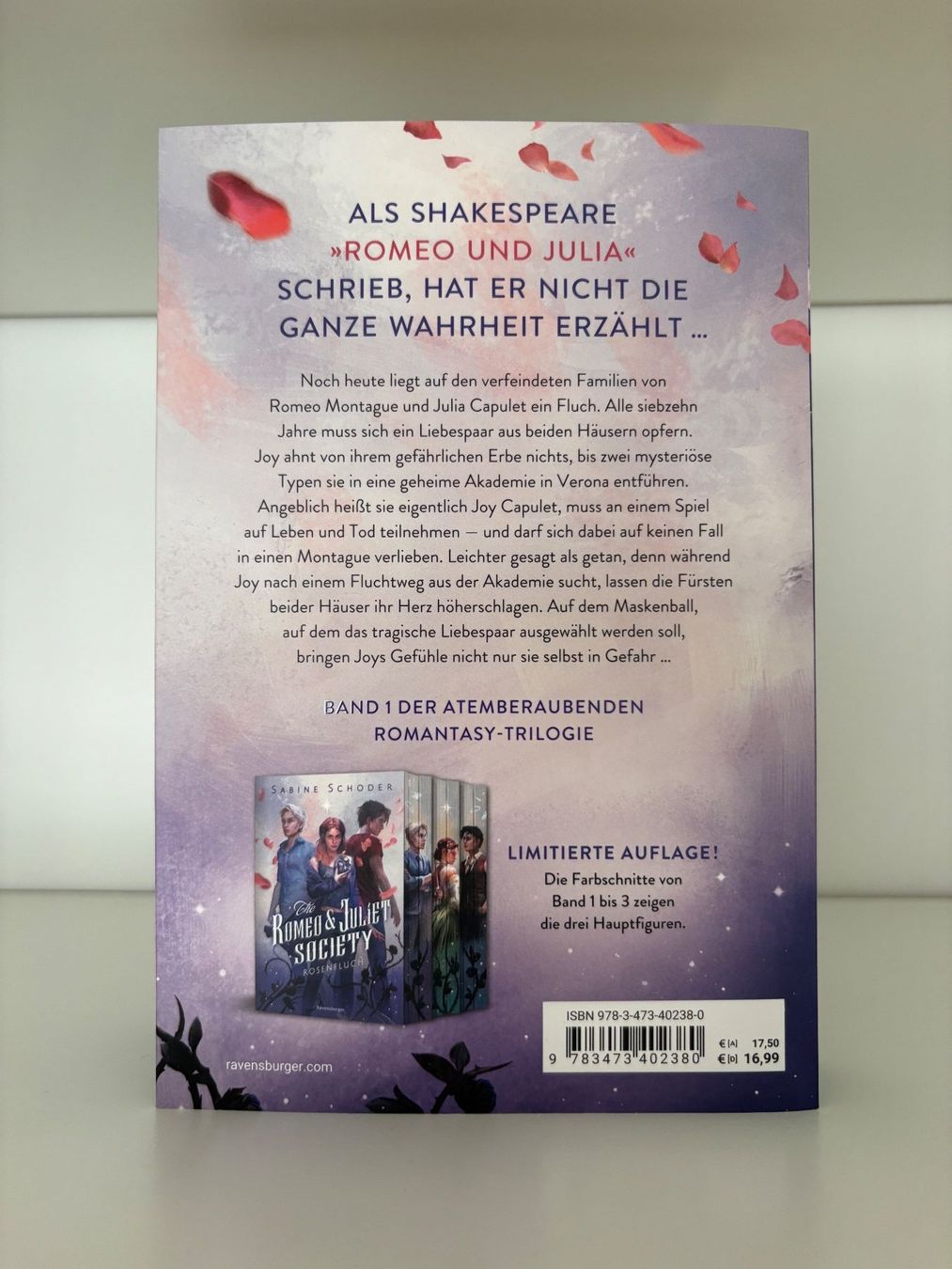 Libri: The Romeo & Juliet Society - Sabine Schoder – Nuovo (secondo la descrizione) da Steffisburg venduto da elsa.catalina 2