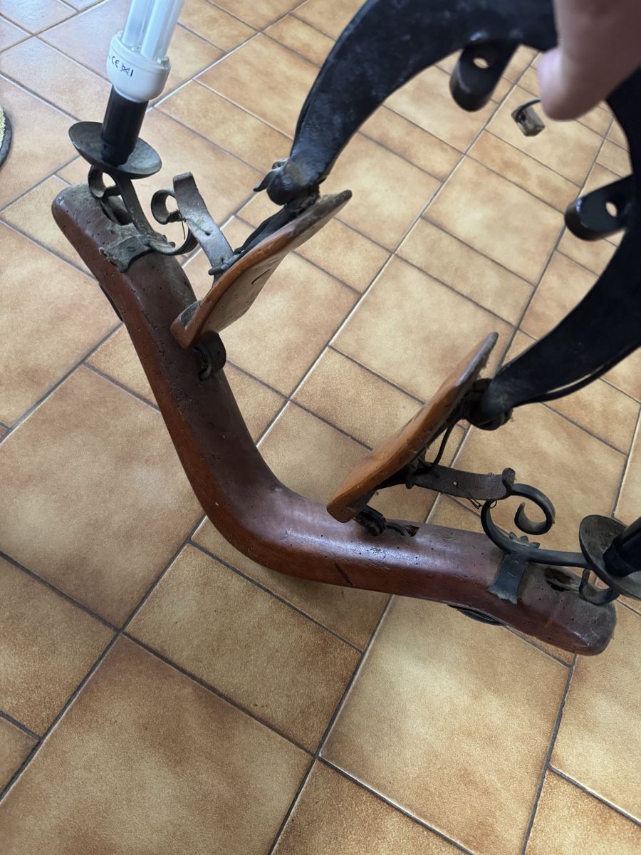 Lampen: Lampe rustique  collier cheval (terrasse) – Gebraucht aus Veyrier von kimedovapa 1