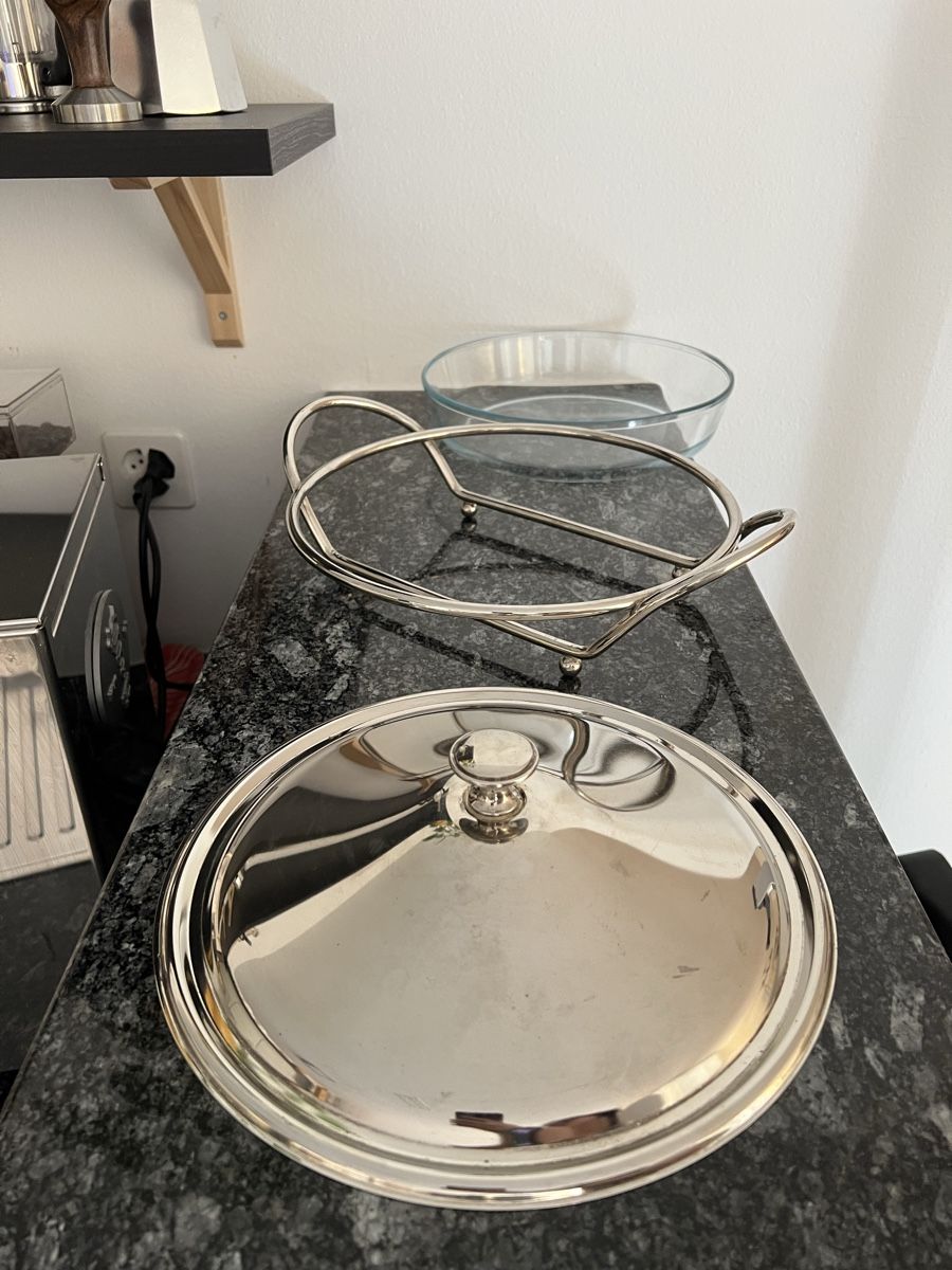 Elettrodomestici da cucina: Vintage Buffet Wärmer versilbert – Usato da Luzern venduto da closettheory 3