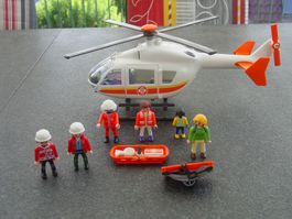 Playmobil 6686 Rettungshelikopter und Bergrettungsset 5430