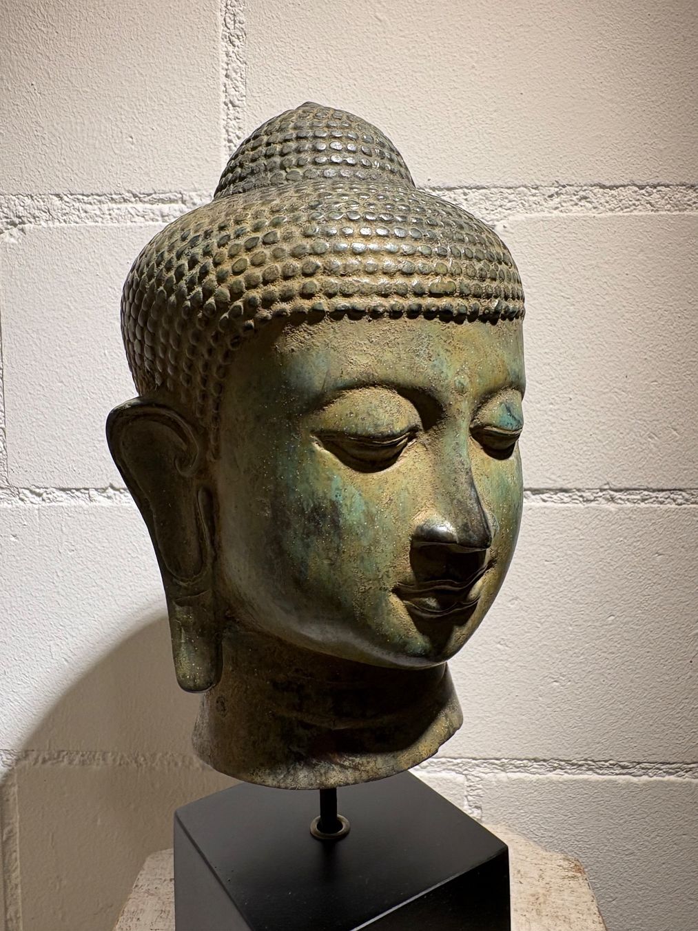 Sculture & Statue: Buddha Kopf 31cm - Messing Skulptur – Usato da Lenggenwil venduto da Unique_ 4