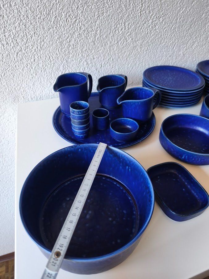 Set di piatti: Geschirrset Langenthal Blue Ocean Schale Kanne Teller... – Usato da Toffen venduto da Immo-Erben 1
