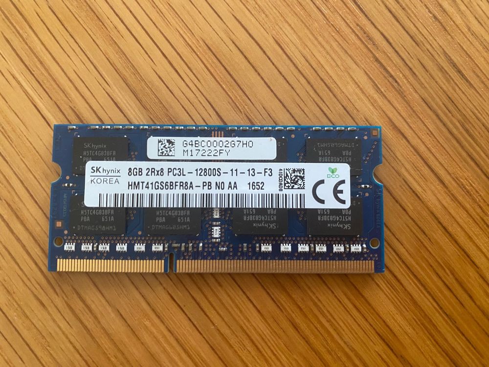 8 GB Laptop Memory | Kaufen auf Ricardo