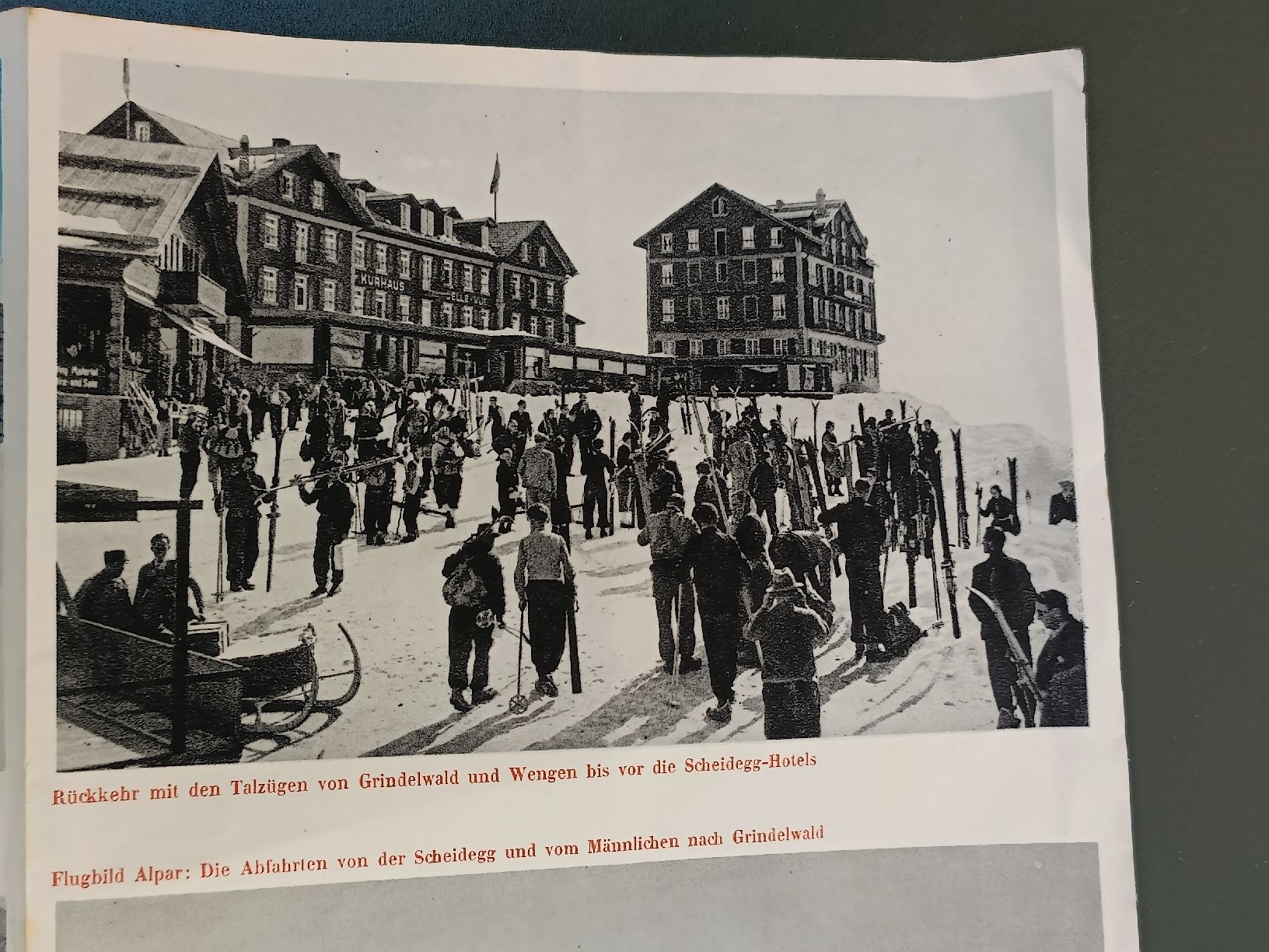Documenti: Prospekt / Scheidegg - Scheidegg Hotels Berner Oberland 1930 – Usato da Brugg AG venduto da Ente015 3