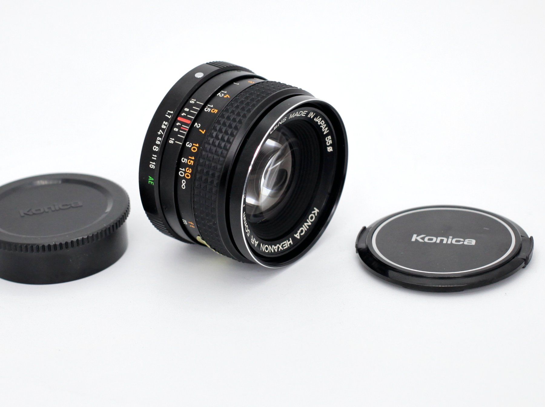 Konica Obiettivi: Konica Hexanon AR 50mm f1.7 Japan – Usato da Birsfelden venduto da Waldbrettspiel