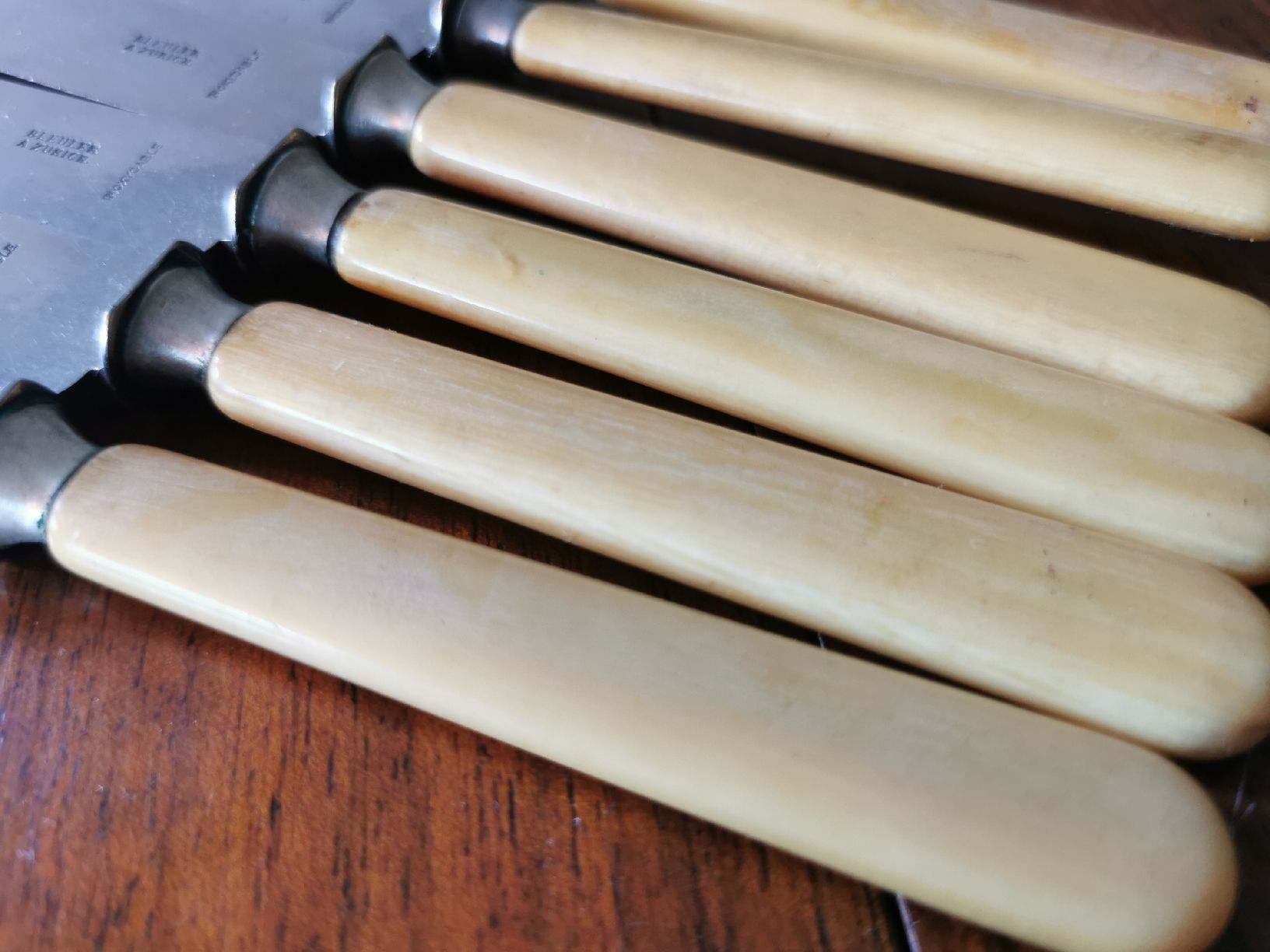Couverts: Bleuler A. Zurich Messer Set 6 St. Vintage. – D'occasion à Schlieren par vlalif 2