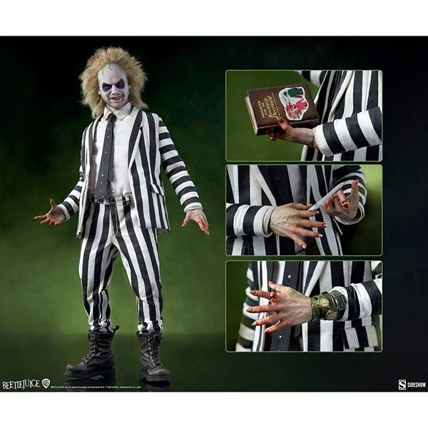 Statuette: Sideshow -- Beetlejuice - Actionfigur 1/6 - 30 cm – Nuovo e nell'imballaggio originale da Zofingen venduto da ActionSpielzeug 4
