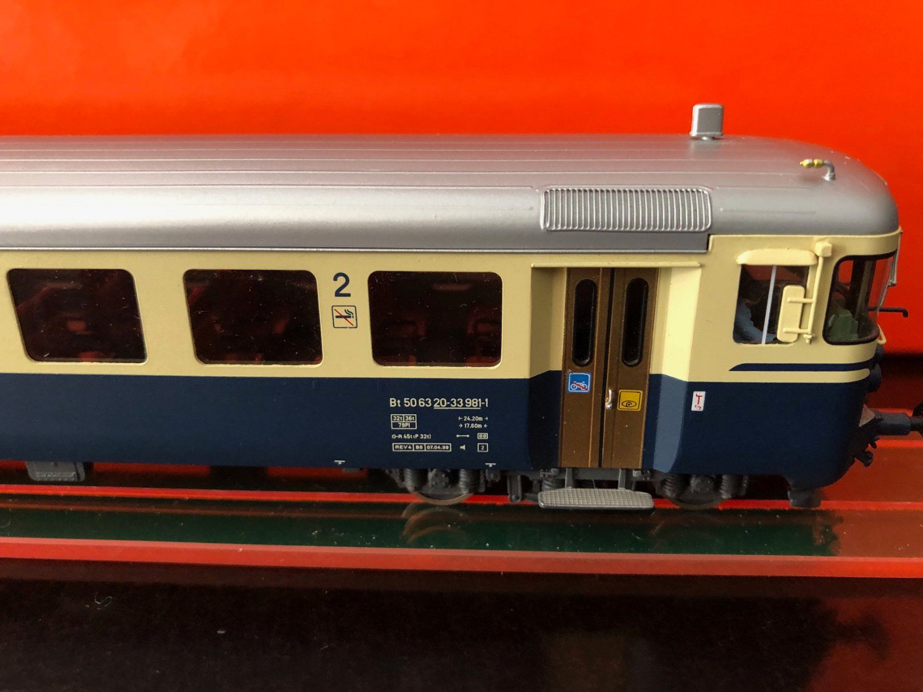 HRF Modellini di ferrovie: HRF BLS Steuerwagen Vitrinenmodell digital – Nuovo (secondo la descrizione) da St.Gallen venduto da conduit 7