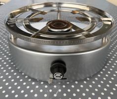 Kisag Rechaud Gasbrenner Edelstahl super Zustand