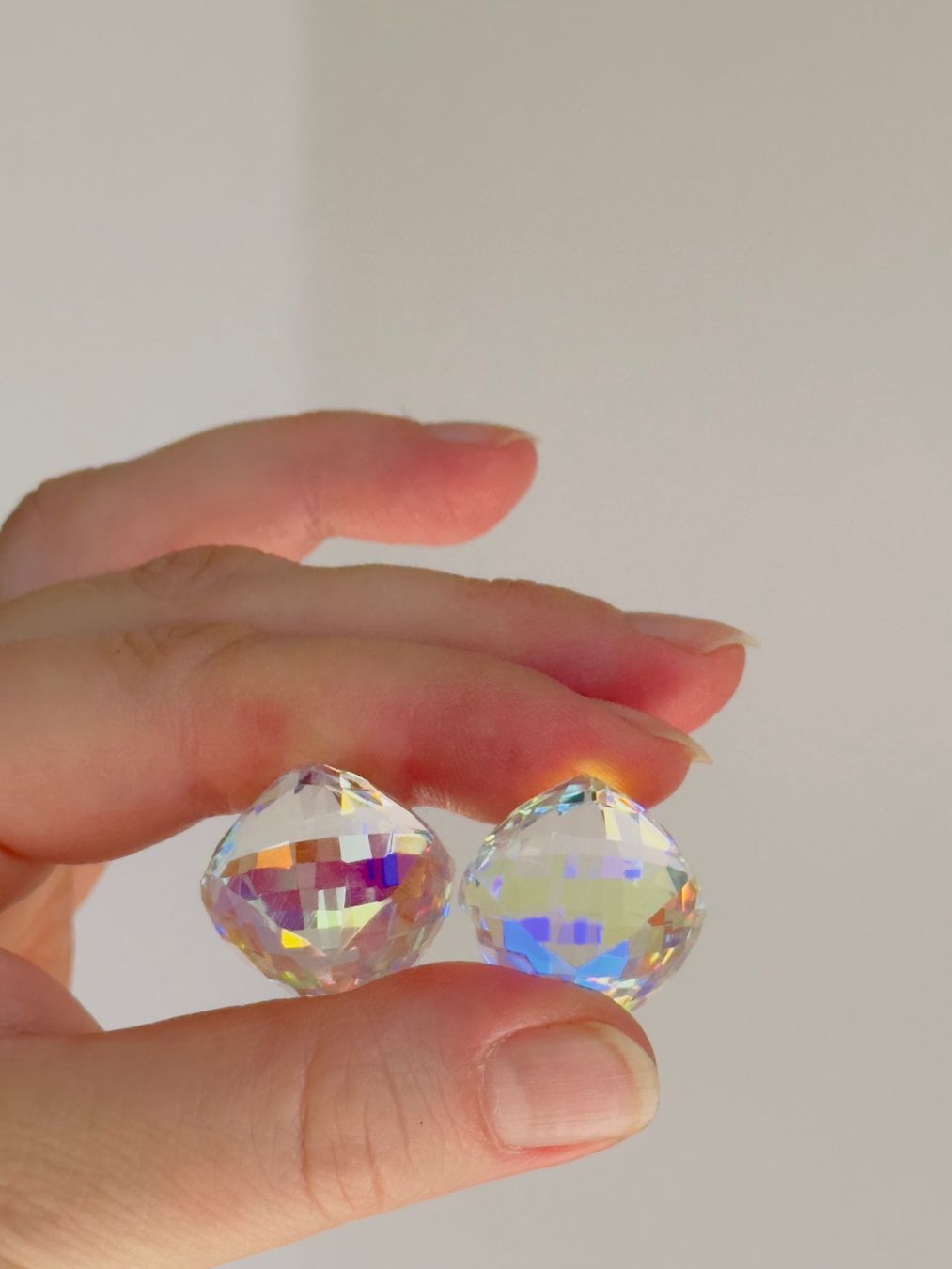 Edelsteine: GEMSTONE (PAIR 2) 104,5 ct  Rainbow Cube Cut Loose – Neu und originalverpackt aus Genève von AWWA 4