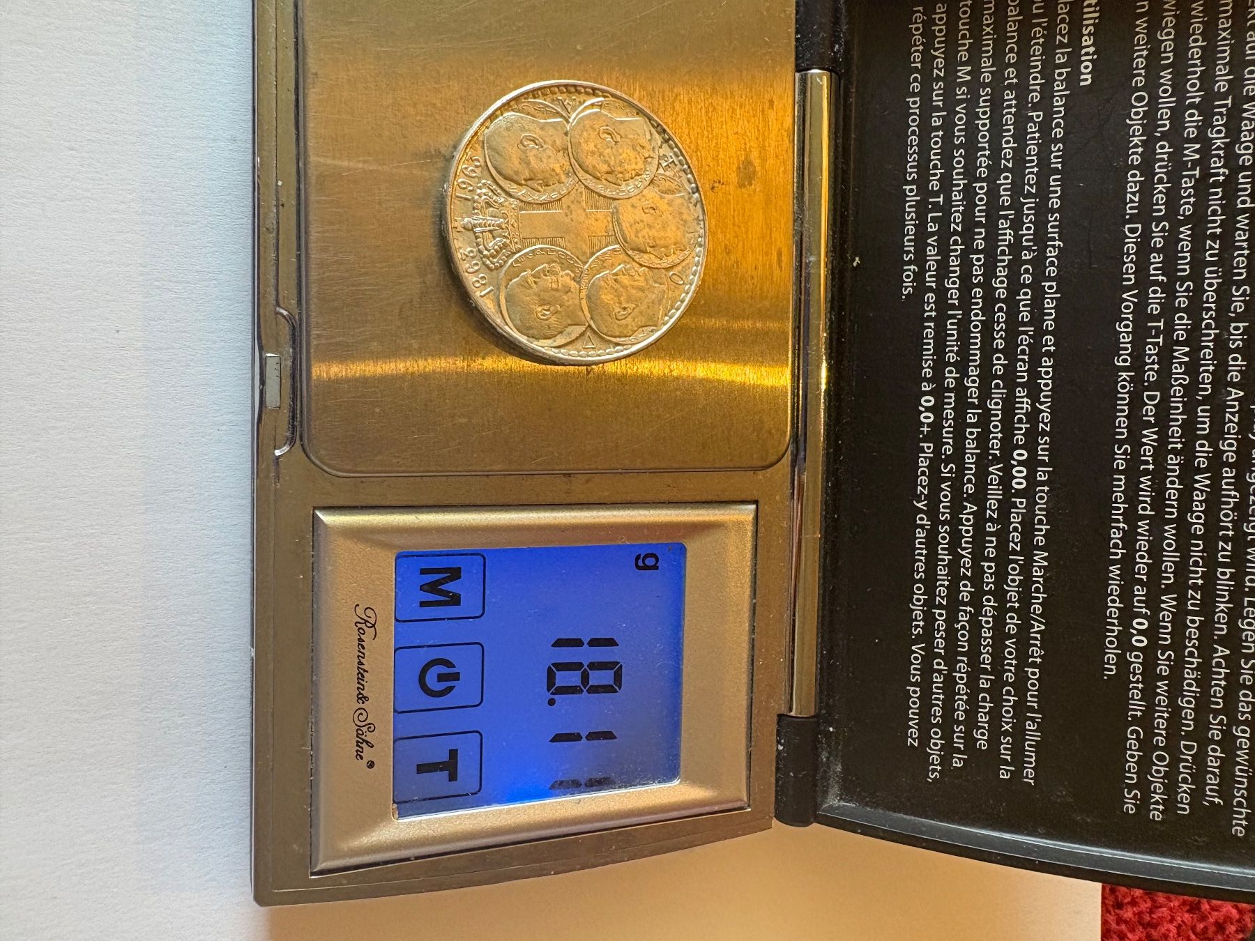 Tutti le monete: 30 Drachmen Silber Munze – Usato da Murten venduto da Tzaugg 4