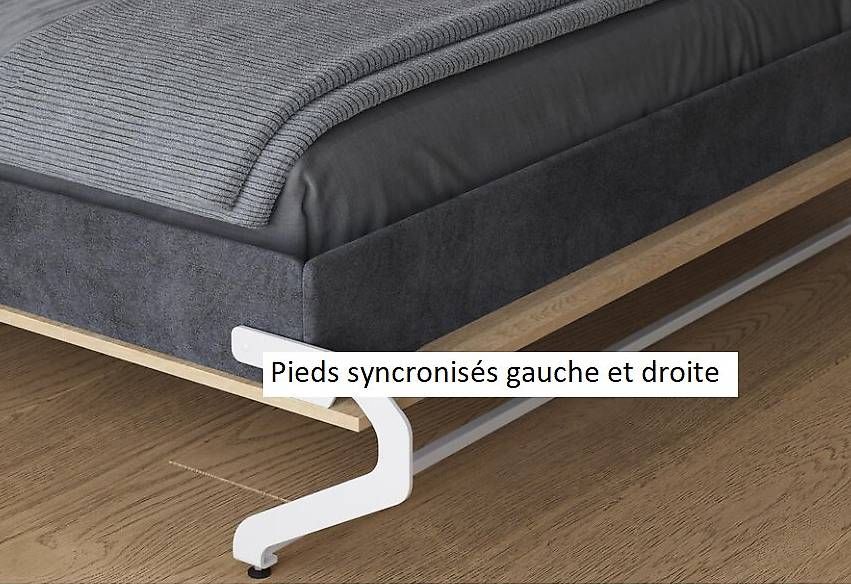Letti: Lit escamotable 180 x 200 cm. Différentes teintes – Nuovo e nell'imballaggio originale da Lausanne venduto da casa56 4