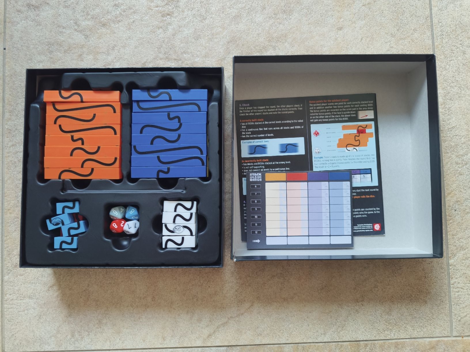 Giochi: Gesellschaftsspiel Stack A Biddi Game Factory – Usato da Luzern venduto da markus82 1