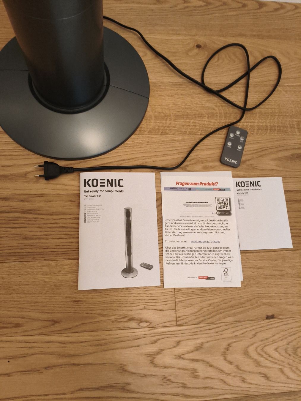 Ventilatori: KOENIC Tall Tower Fan – Usato da Richterswil venduto da sar_5hnr 2